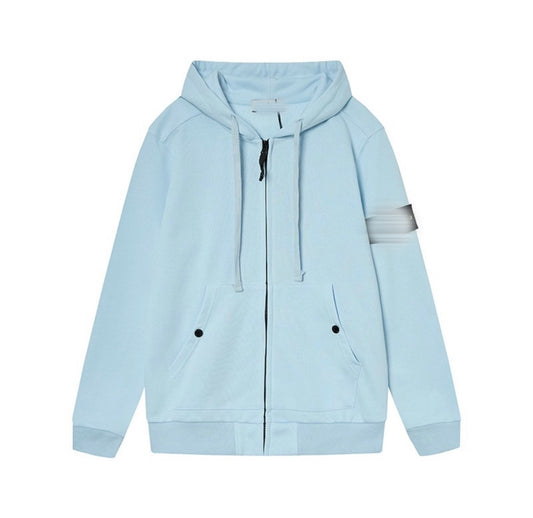 Veste zip SI - Bleu